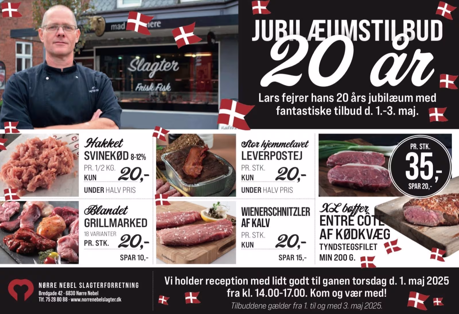 20 års jubilæum og festtilbud