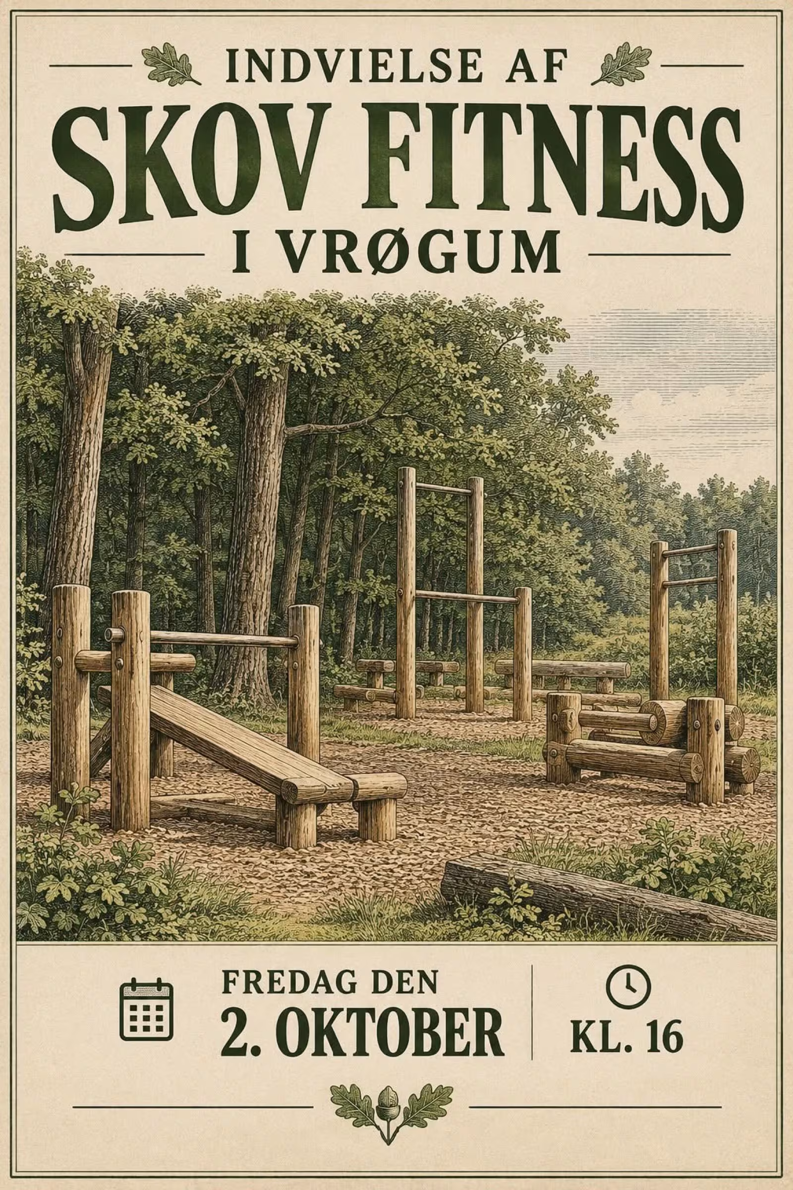 Skovfitness fejres med fredagsbar