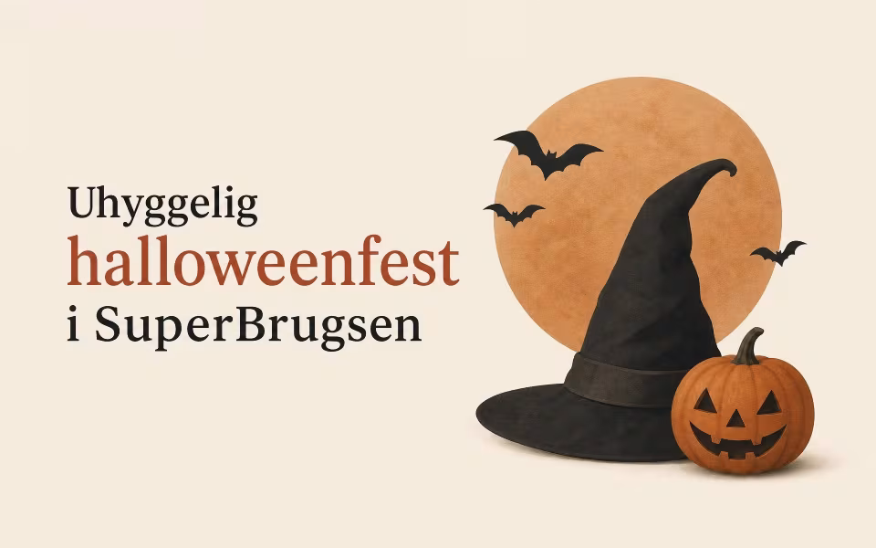 Uhyggelig halloweenfest i SuperBrugsen