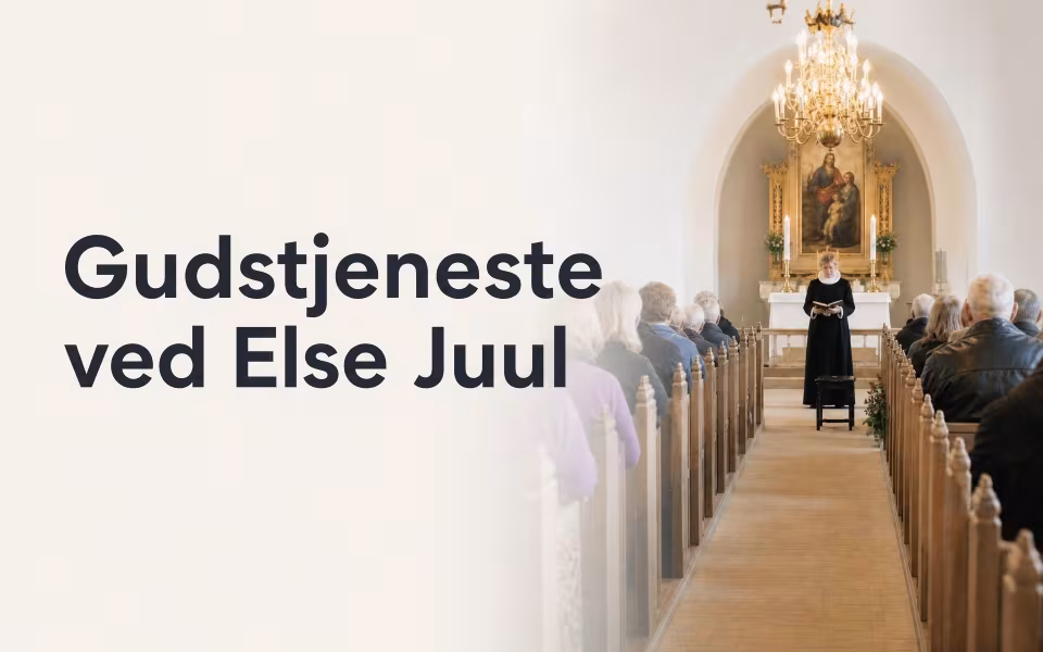 Gudstjeneste ved Else Juul