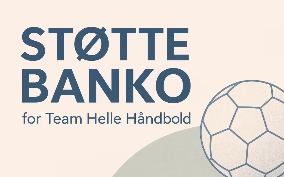 Støttebanko for Team Helle Håndbold