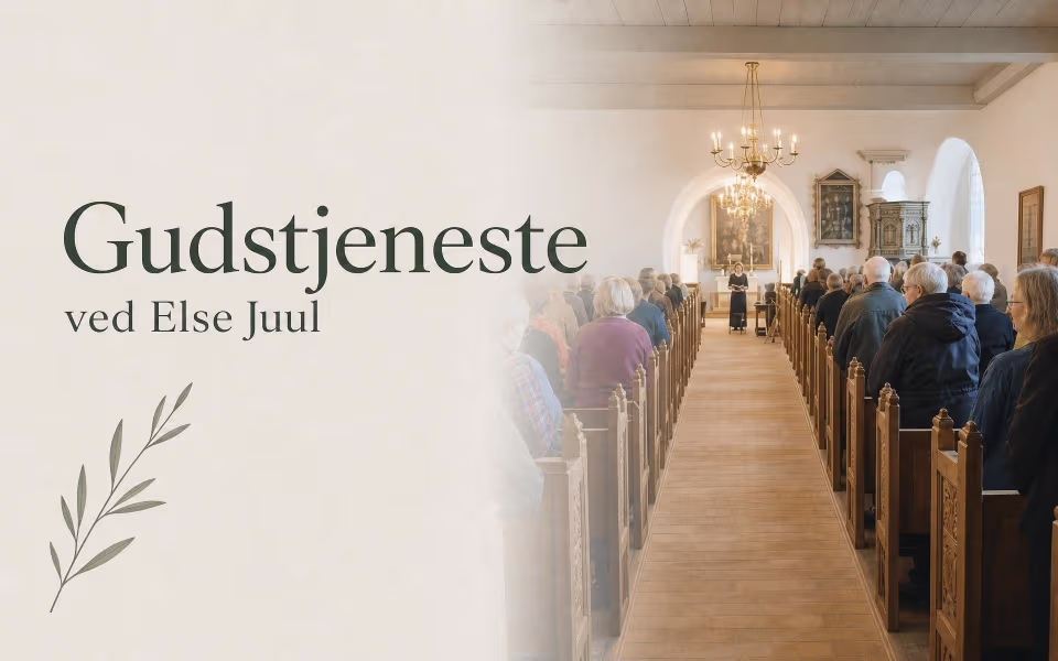 Gudstjeneste ved Else Juul
