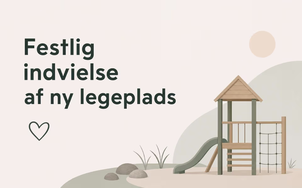 Festlig indvielse af ny legeplads