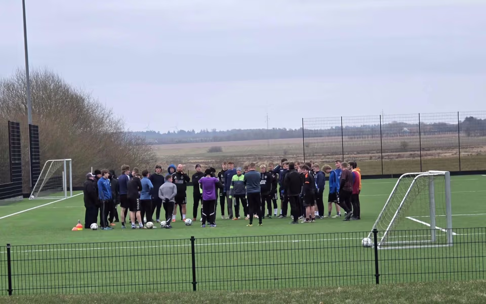 HTS Herre fodbold skød sæsonen i gang på en iskold januar dag.