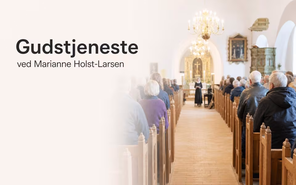 Gudstjeneste ved Marianne Holst-Larsen