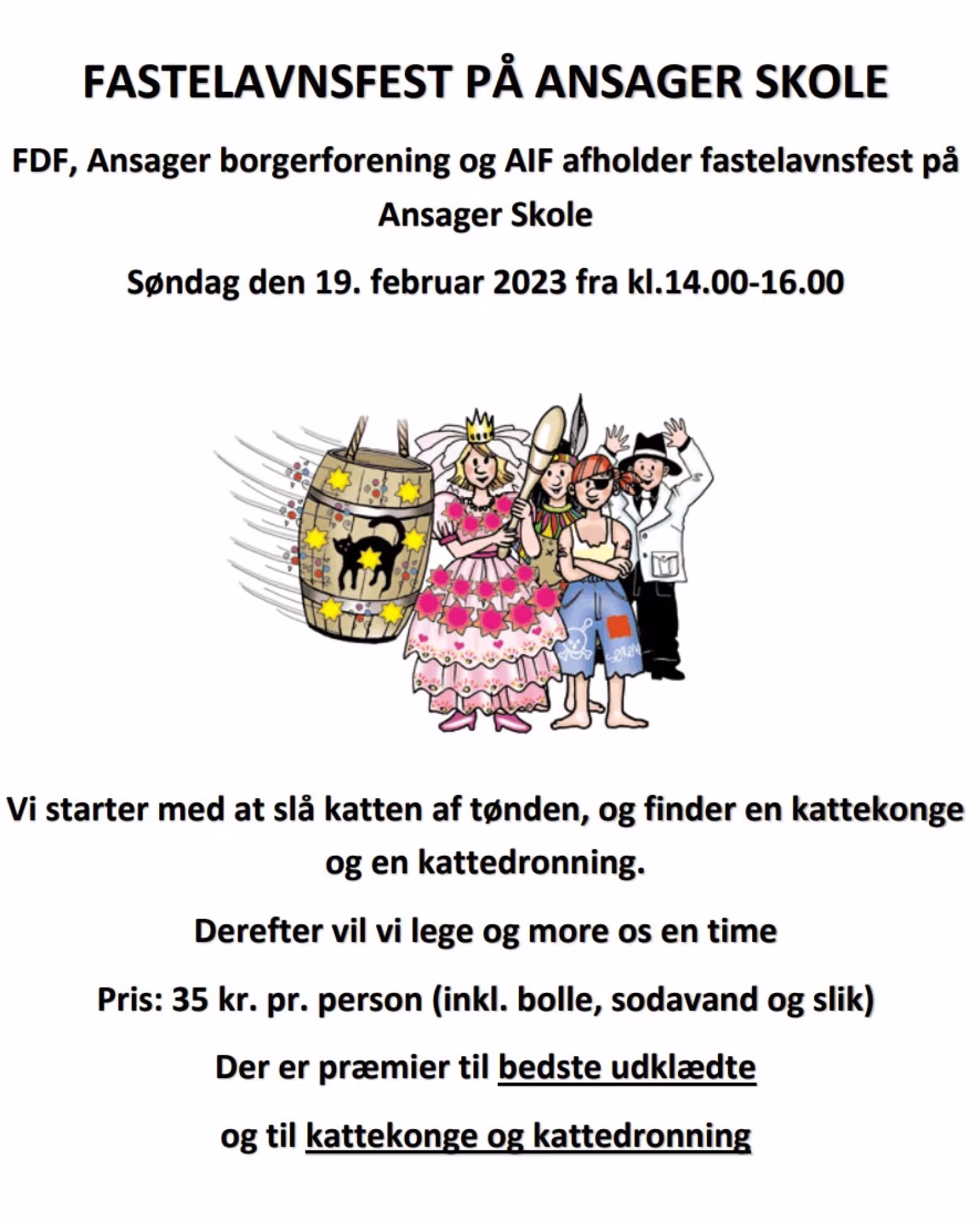 Fastelavnsfest på Skolen