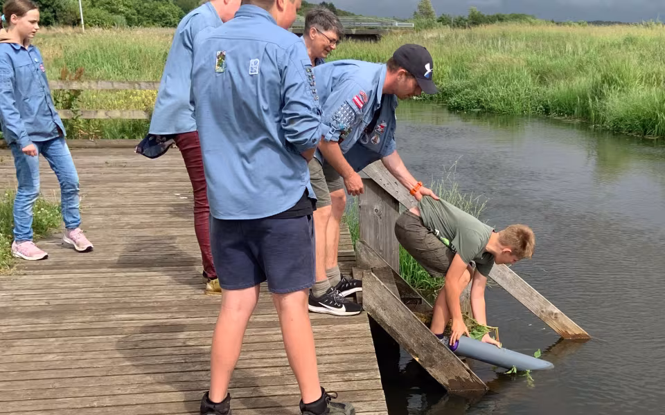Ansager FDF på sommerlejr