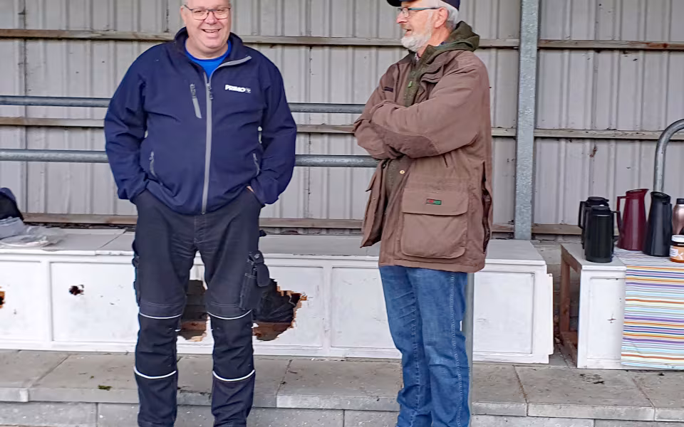 Bedsteforældredag i dagplejen på Ansager stadion