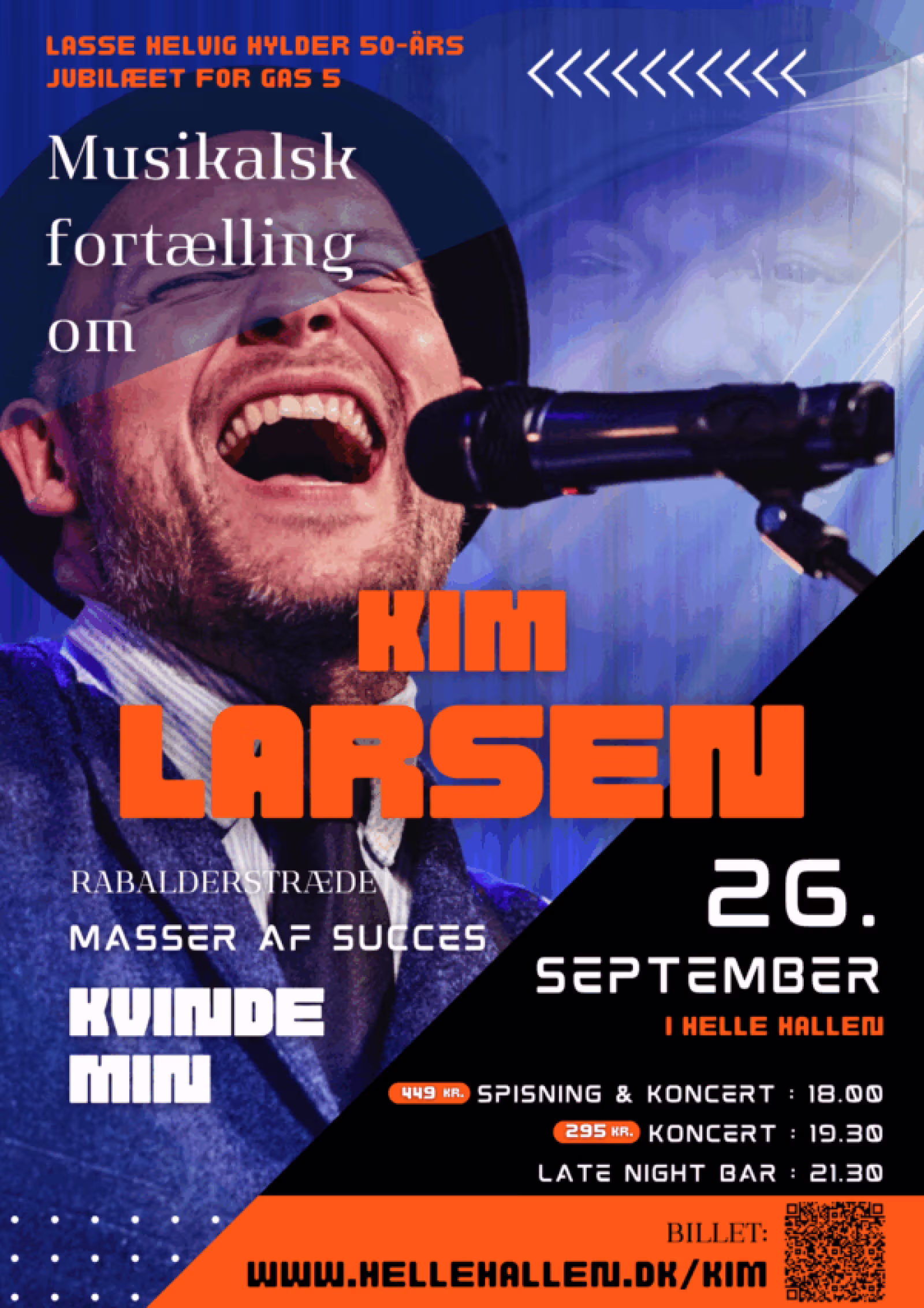 Koncertforedrag: Kim Larsen - 50 år med Gas 5