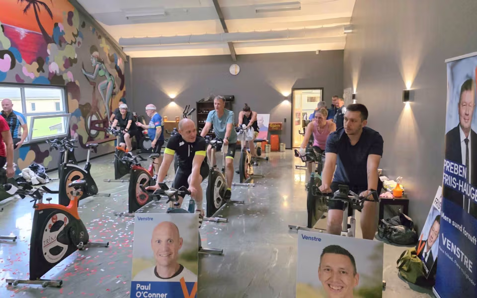 Politisk pedaltræf, hvor motion og demokrati gik hånd i hånd i TRIM.
