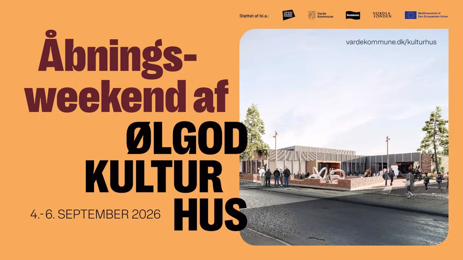 Ølgod Kulturhus åbner med tre dages folkefest