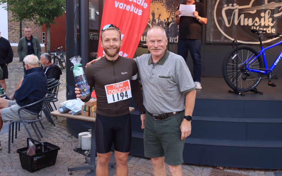 Sponsorløb skabte fest på torvet