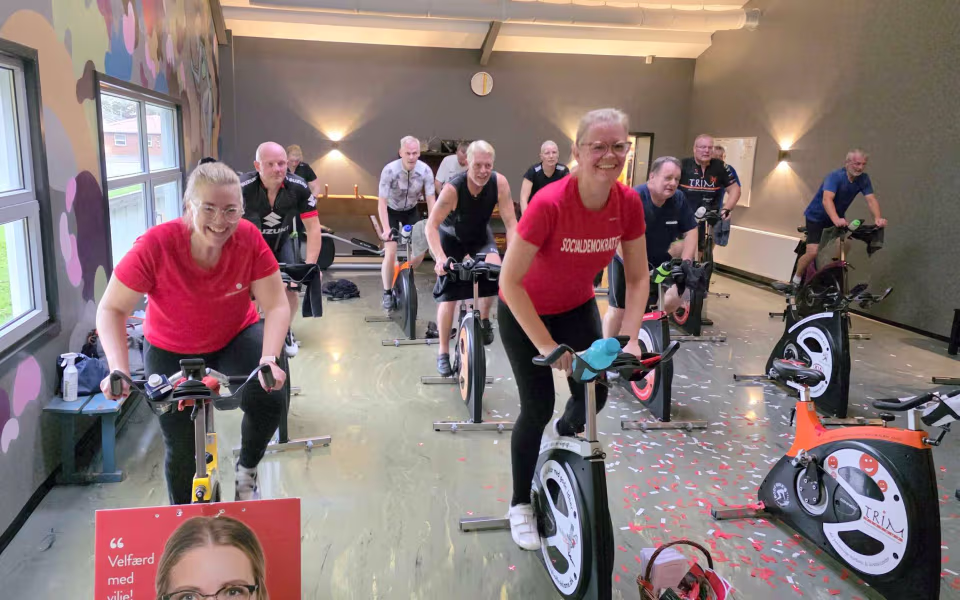 Politisk pedaltræf, hvor motion og demokrati gik hånd i hånd i TRIM.