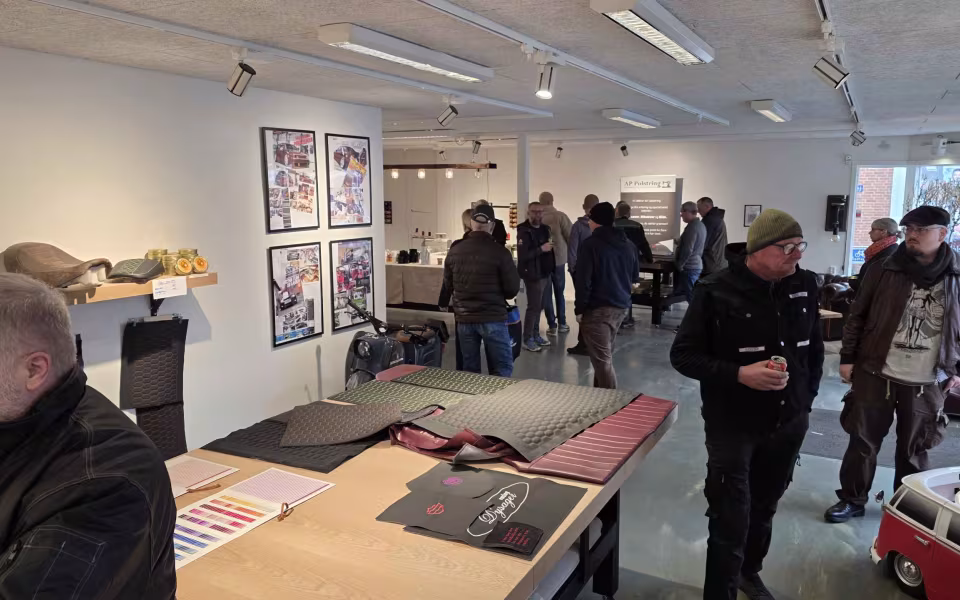 Stor interesse ved åbent hus hos AP Polstring