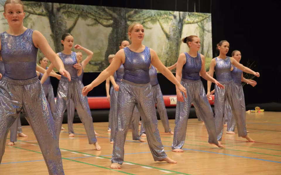 Forårsstemning i Outrup med GUB Gymnastik