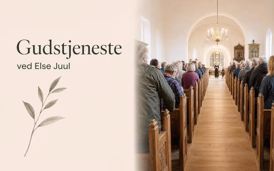 Gudstjeneste ved Else Juul