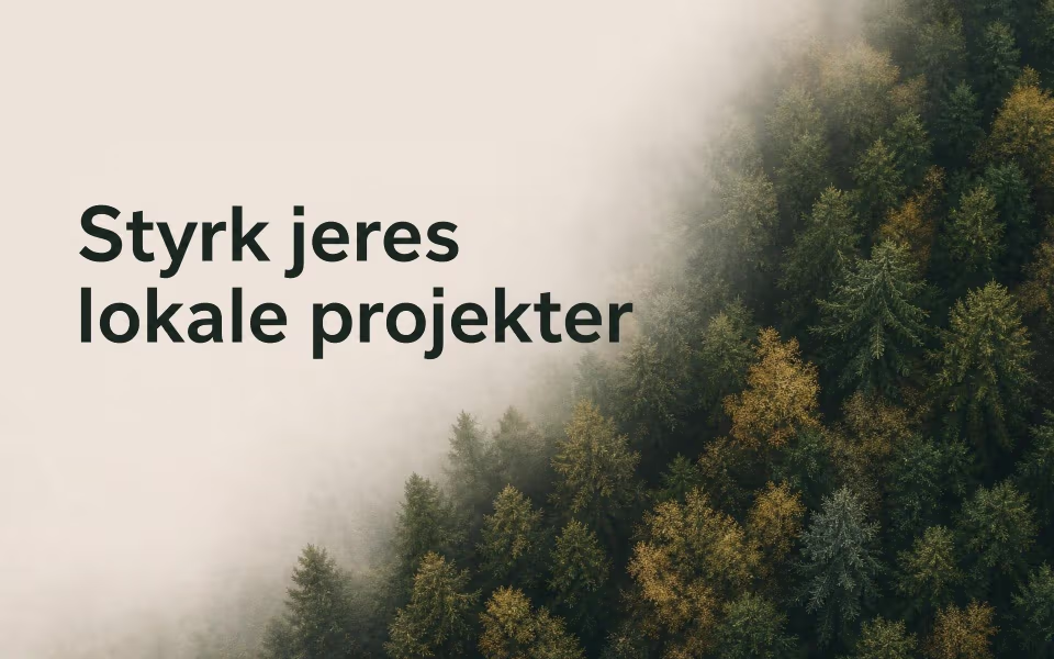 Styrk jeres lokale projekter