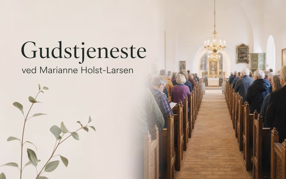 Gudstjeneste ved Marianne Holst-Larsen