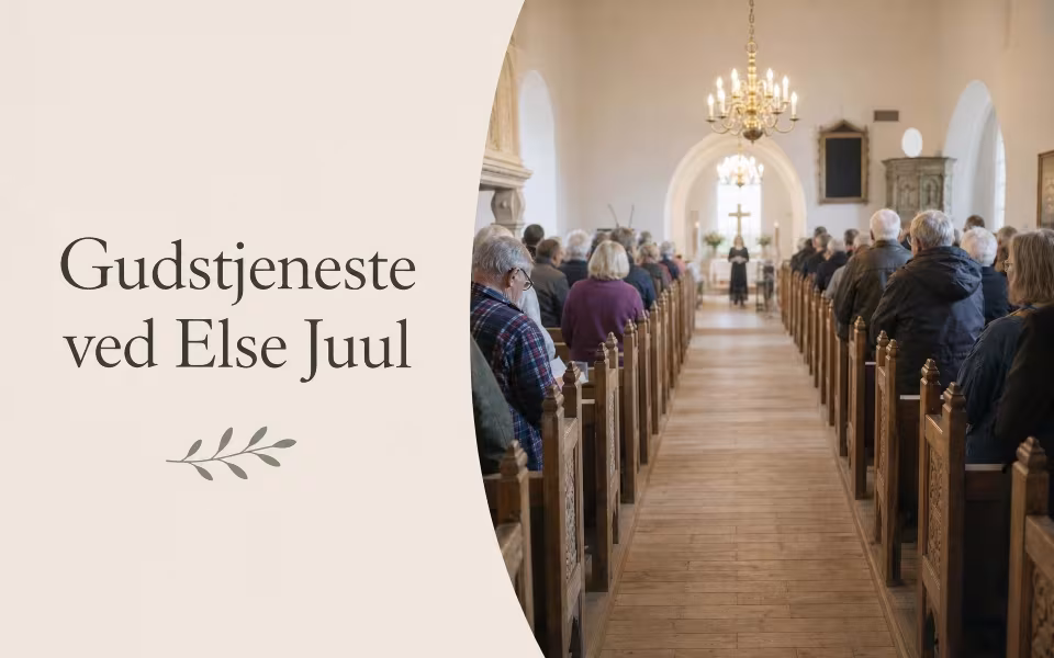Gudstjeneste ved Else Juul