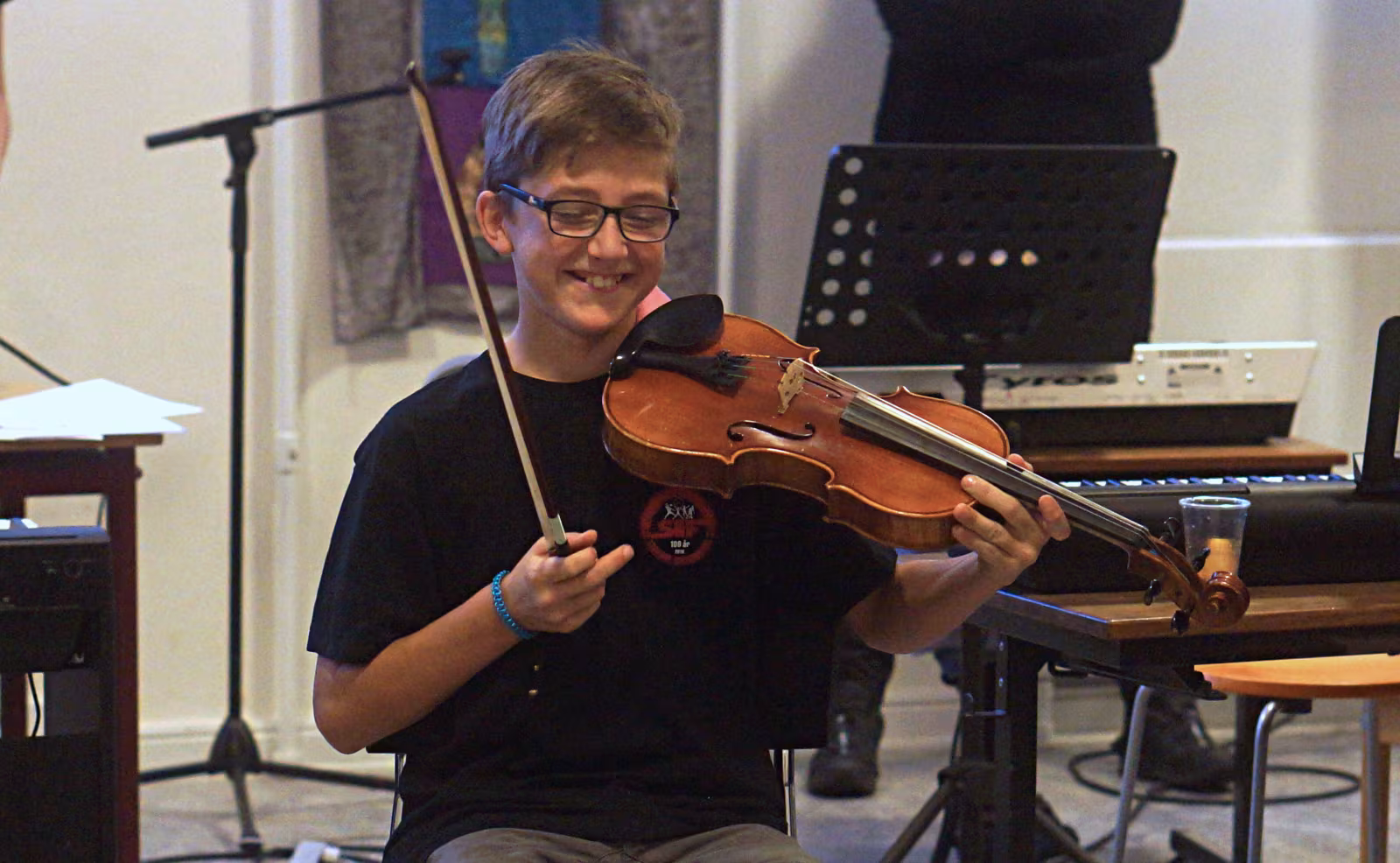 Koncert og fernisering afslutter Musik Camp