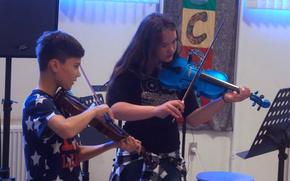 Koncert og fernisering afslutter Musik Camp