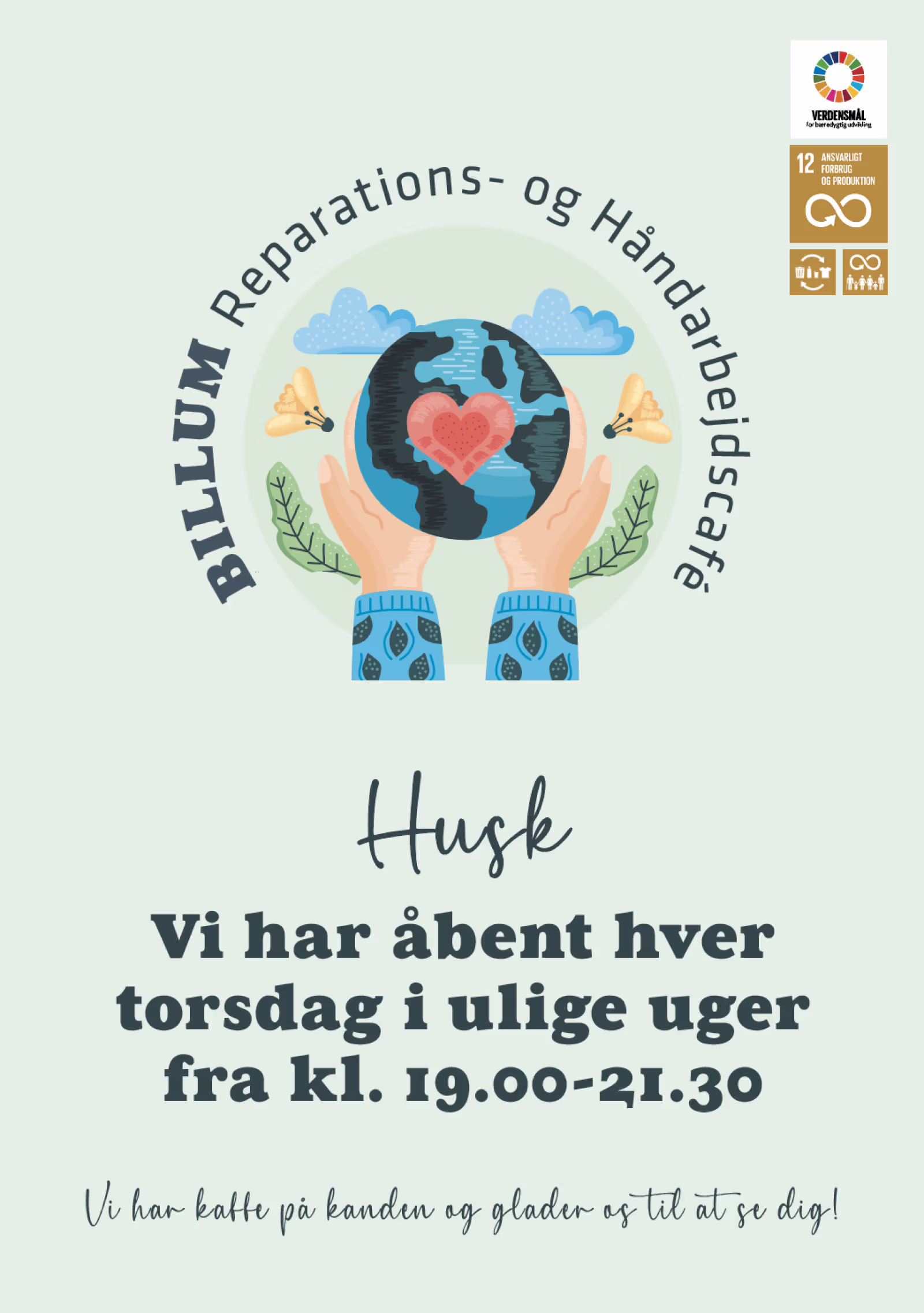 Åbent i Billum reparations- og håndarbejdscafe