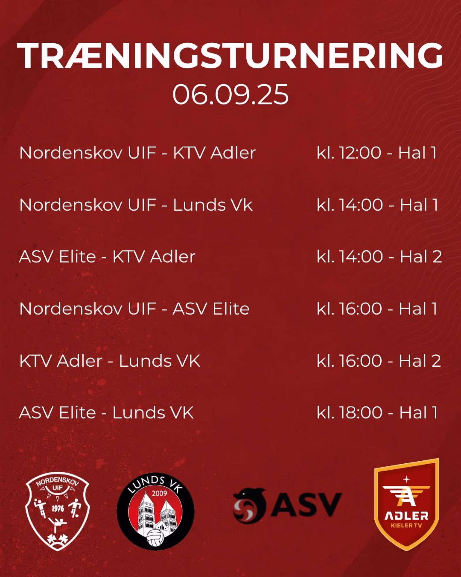 Ligaherrerne spiller træningsturnering hjemme