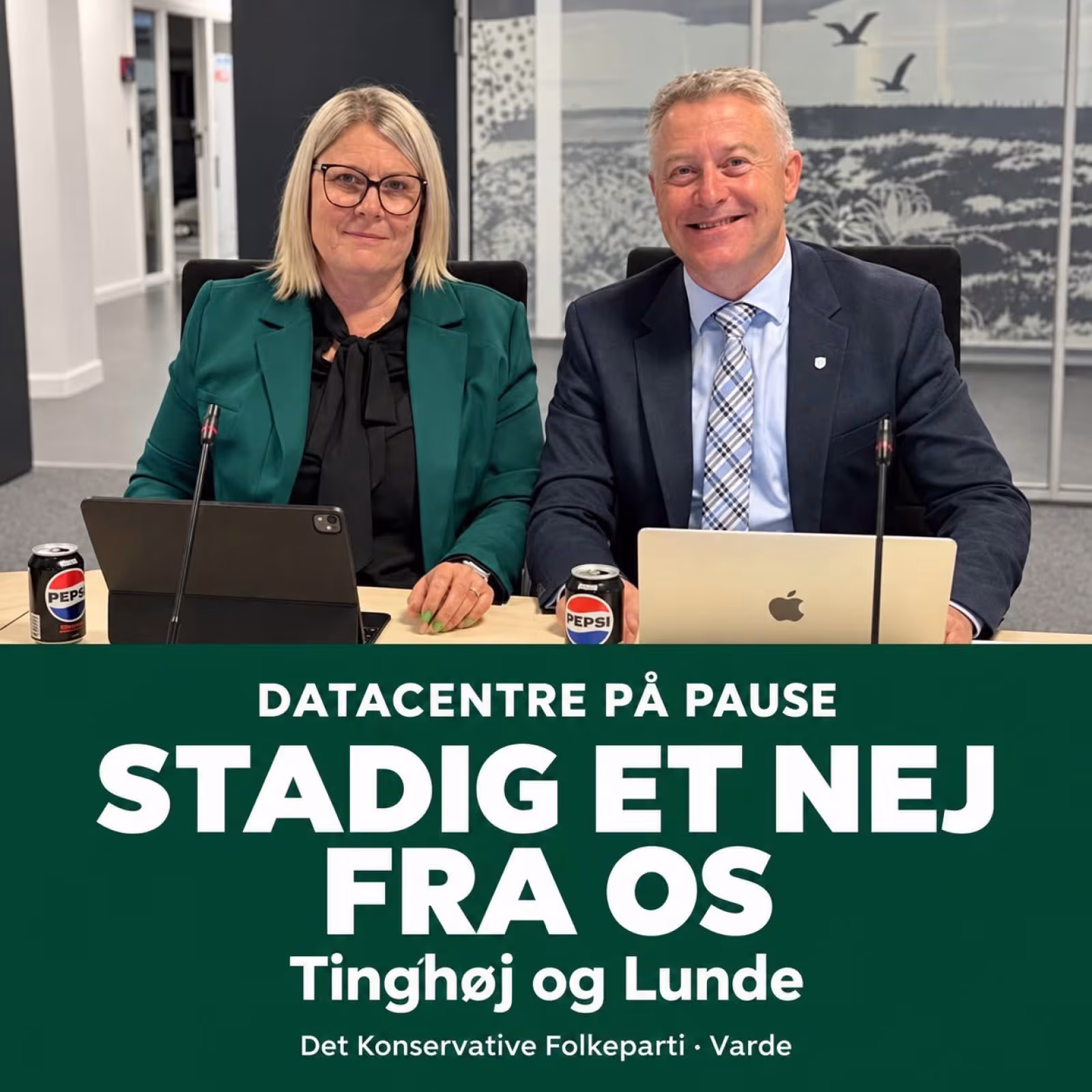 Konservative: Datacenterpause ændrer ikke modstanden