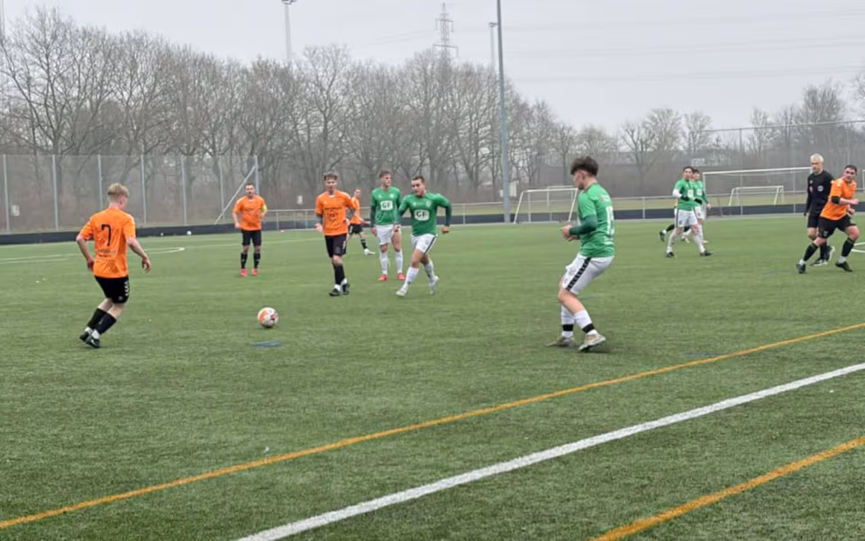 Fra træningslejr i Tønder for Helle FC Senior