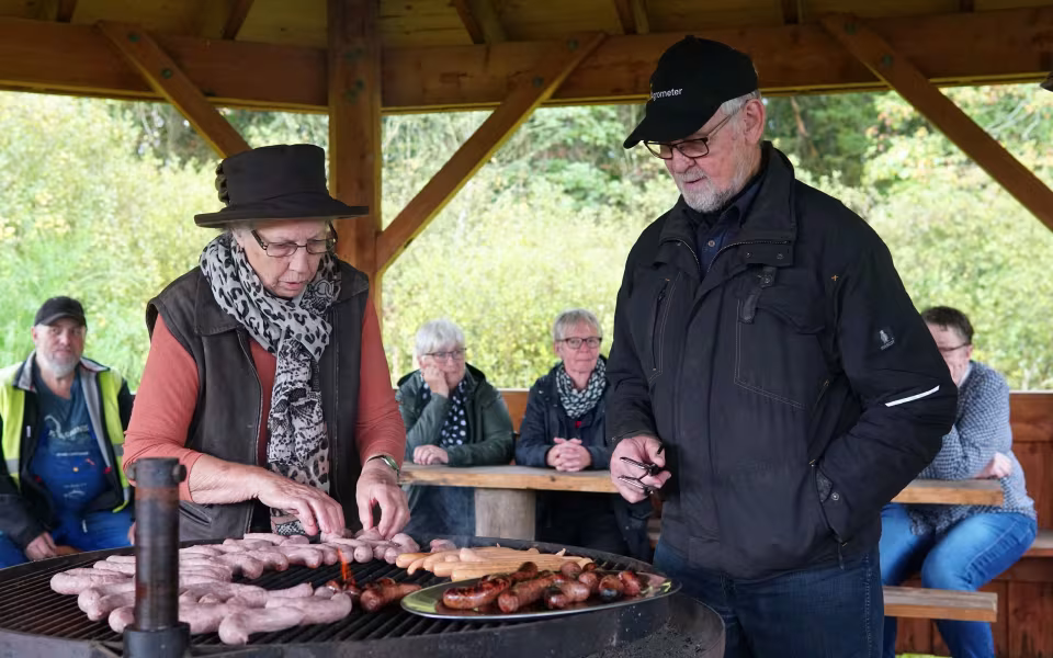 Fra det årlige møde mellem Skovlund og Ansager på Stemmeværkspladsen