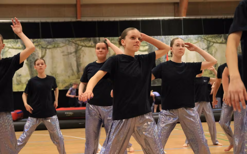 Forårsstemning i Outrup med GUB Gymnastik
