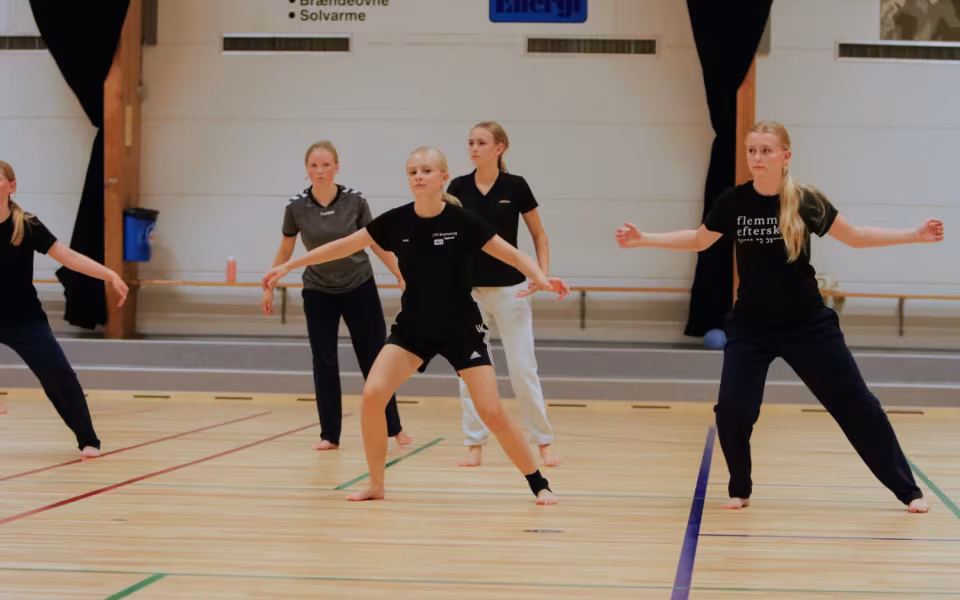 Juniortræningshold klar til sidste prøvetræning