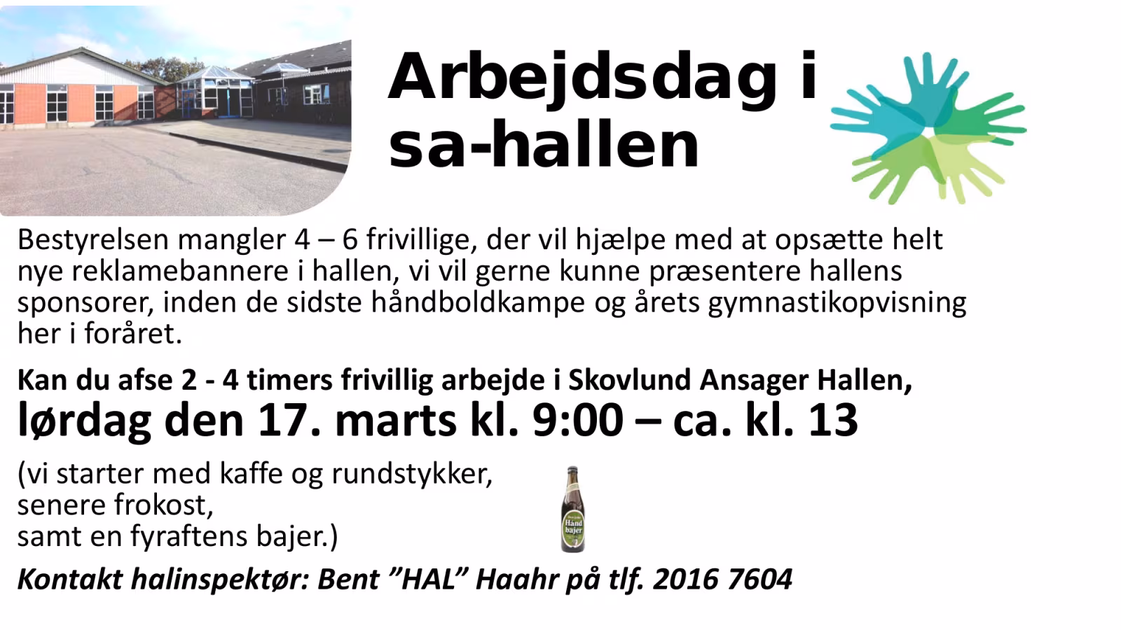Frivillige søges