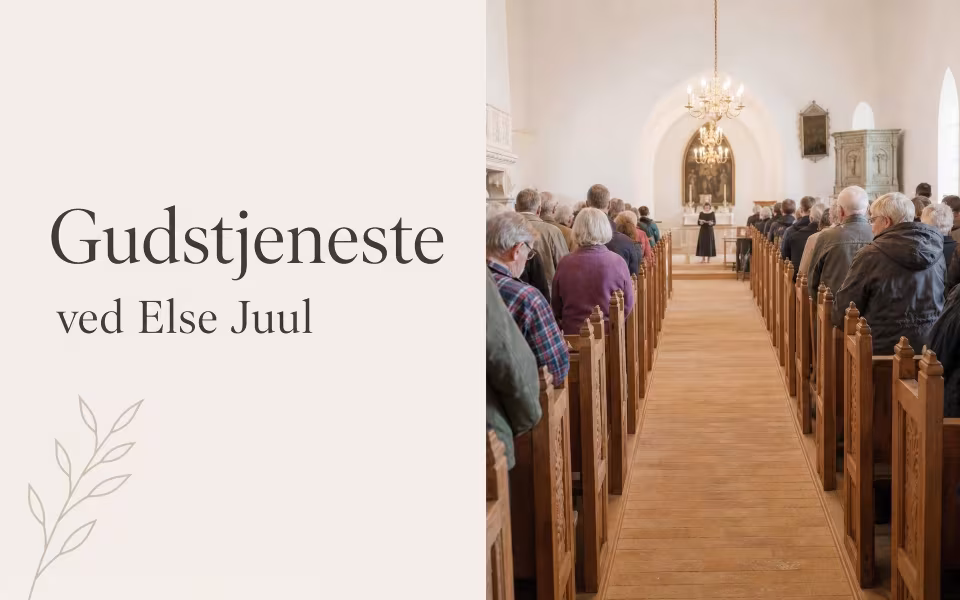 Gudstjeneste ved Else Juul