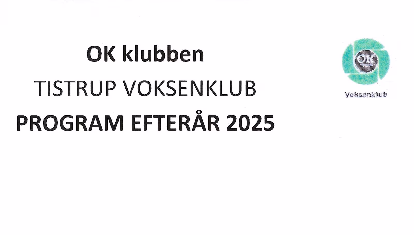 OK Klubben - Tistrup Voksen klub