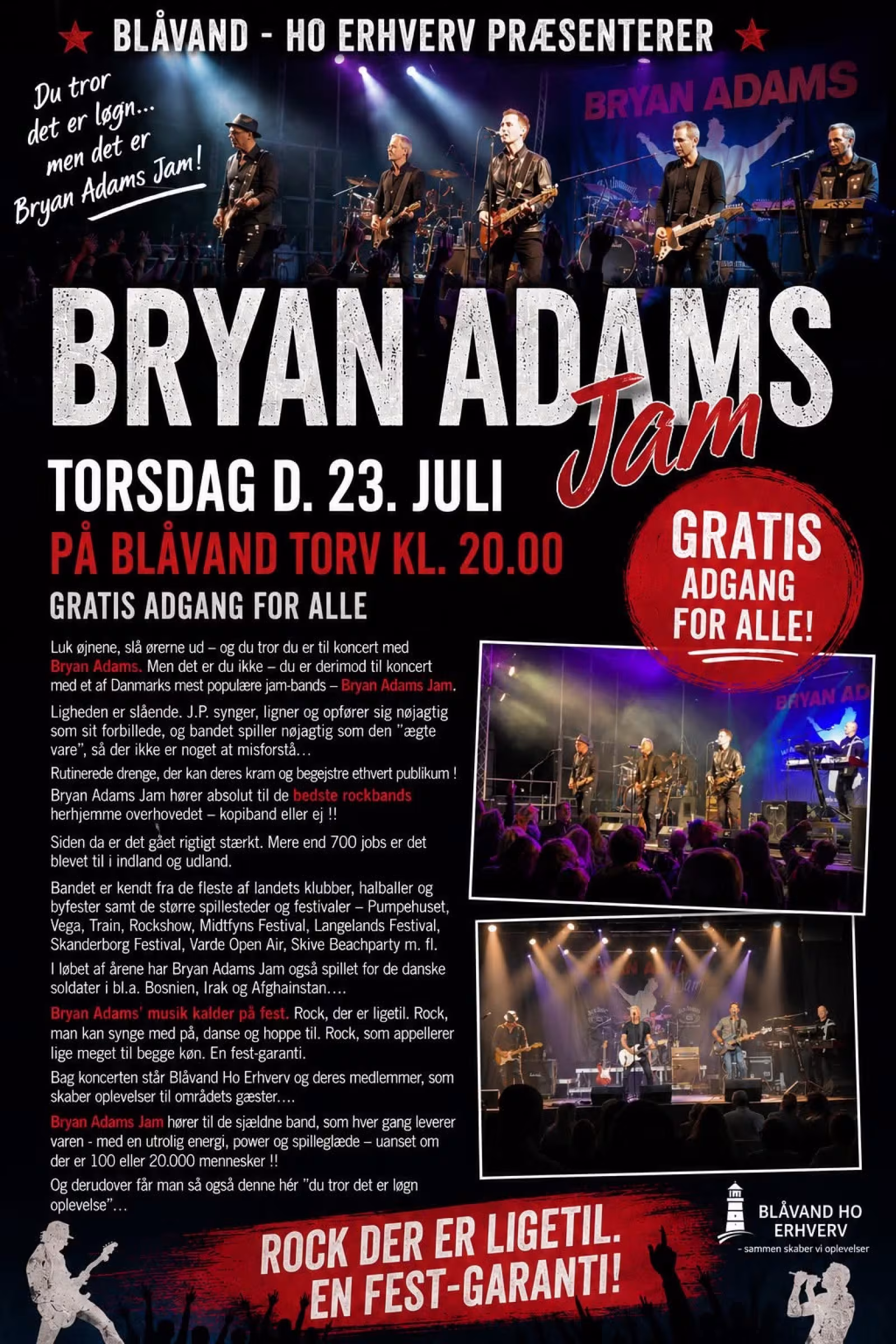 Rockfest rammer Blåvand Torv