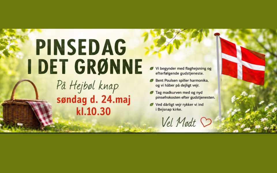 PINSEDAG I DET GRØNNE - På Hejbøl knap