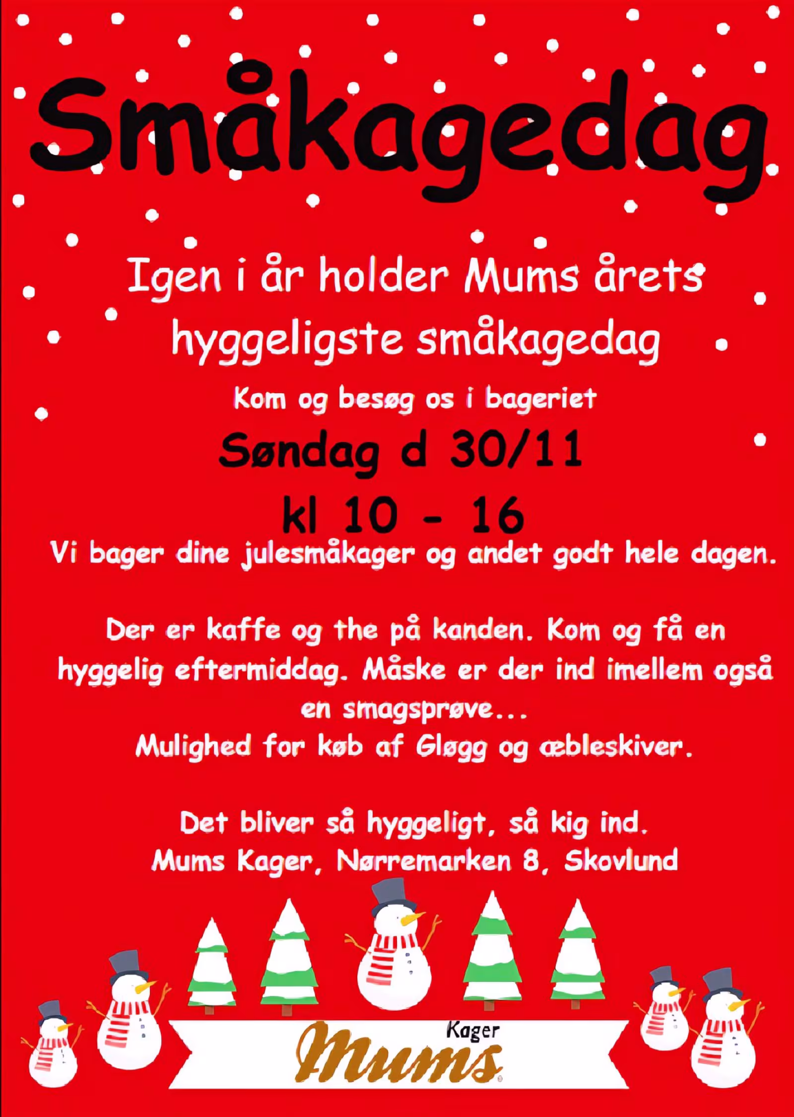 Årets hyggeligste småkagedag hos Mums