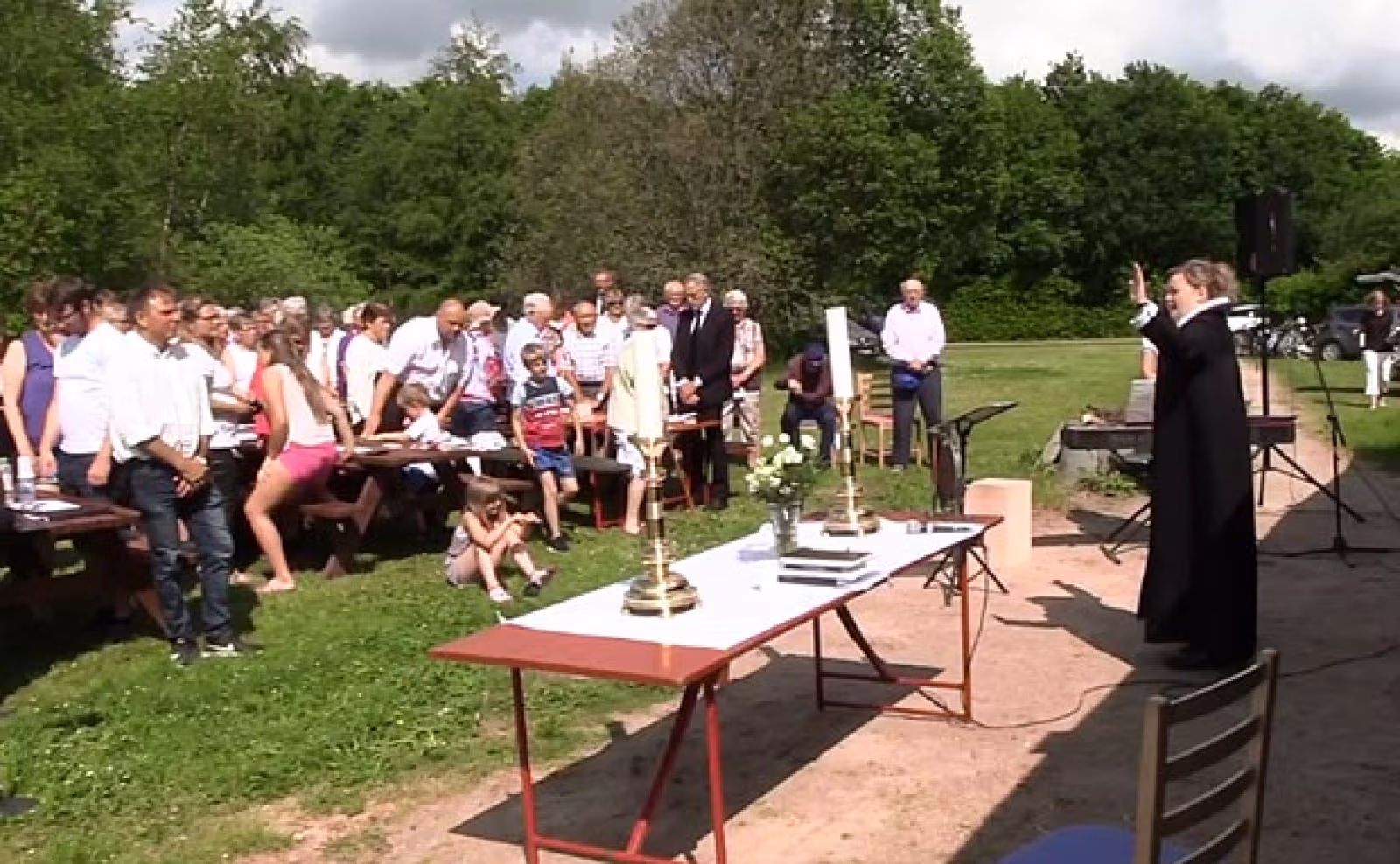 Friluftsgudstjeneste i Skovlund Bypark