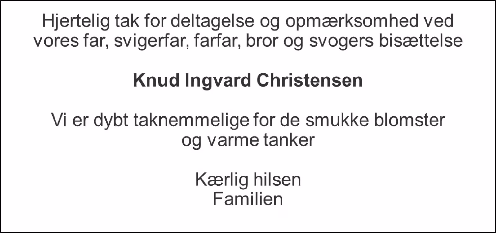 Hjertelig tak