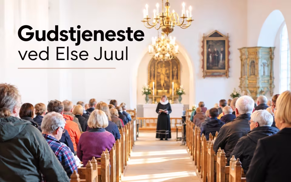 Gudstjeneste ved Else Juul