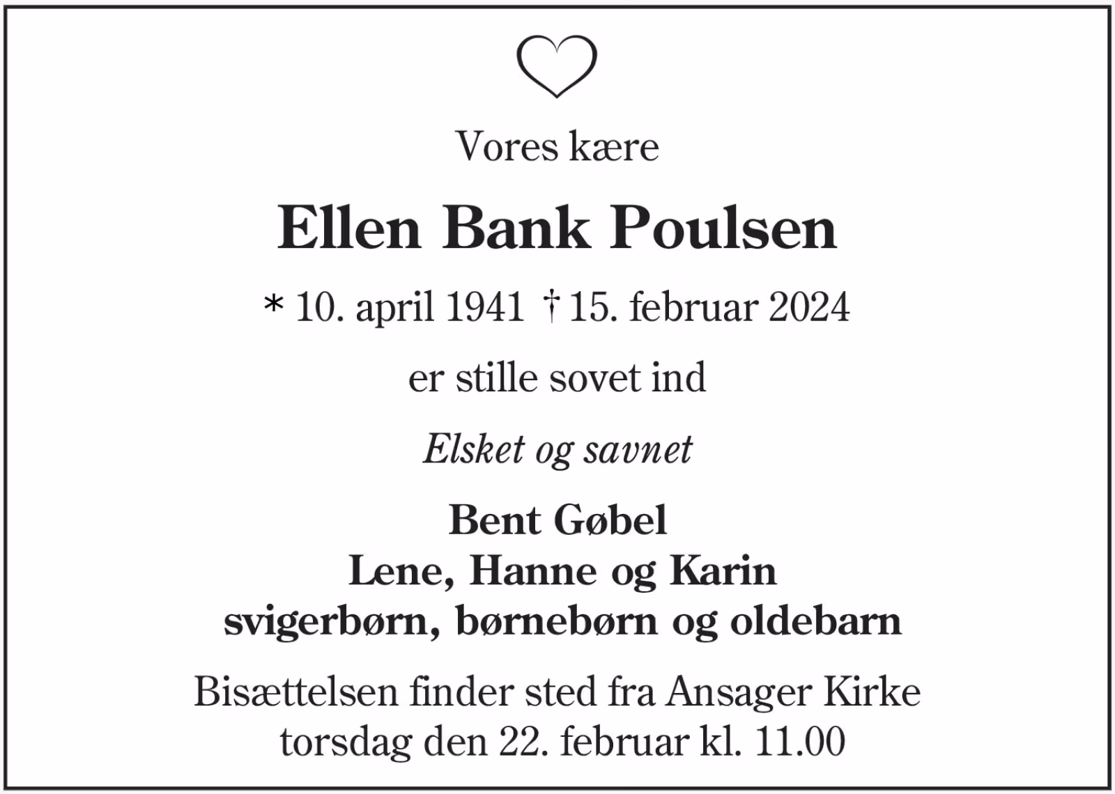 Ellen Bank Poulsen