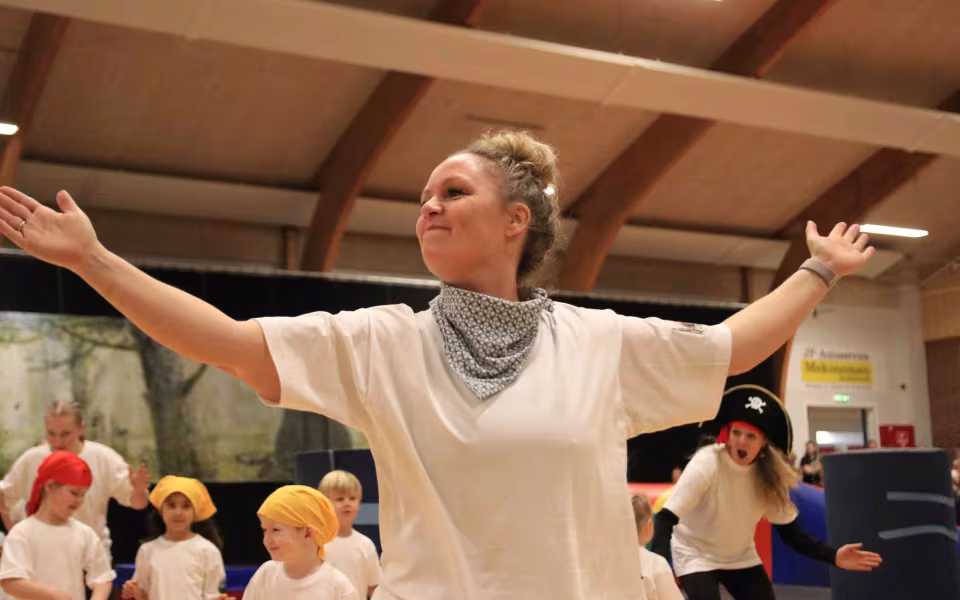 Forårsstemning i Outrup med GUB Gymnastik