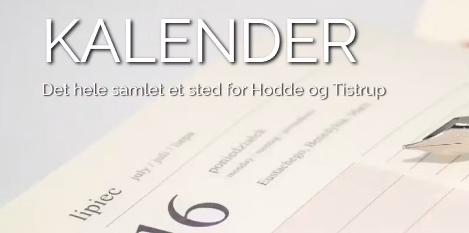 Hodde Tistrup Kalender – Del dine lokale begivenheder her