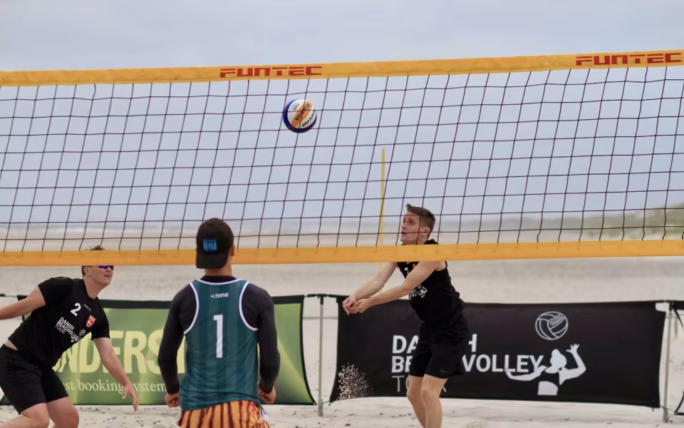 Vestenvinden udfordrer beachvolley-eliten