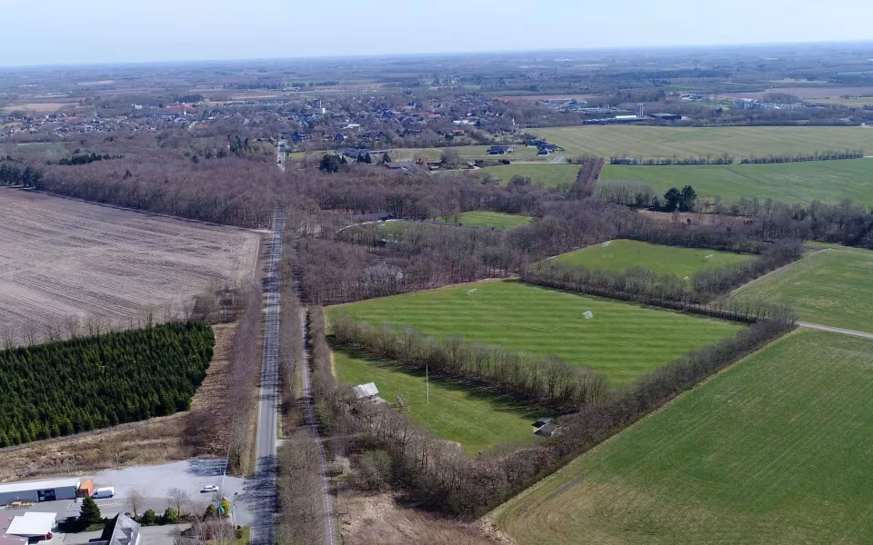 Tistrup set fra luften
