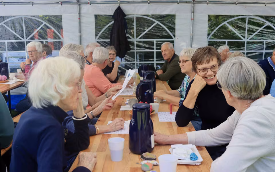 Seniorfest med rundtur og hyldestindslag