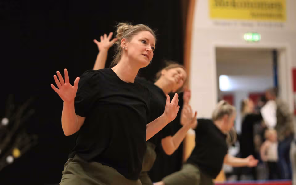 Forårsstemning i Outrup med GUB Gymnastik