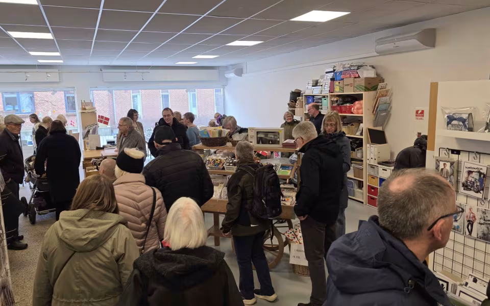 Stor opbakning til åbningsfest i Ølgod midtby