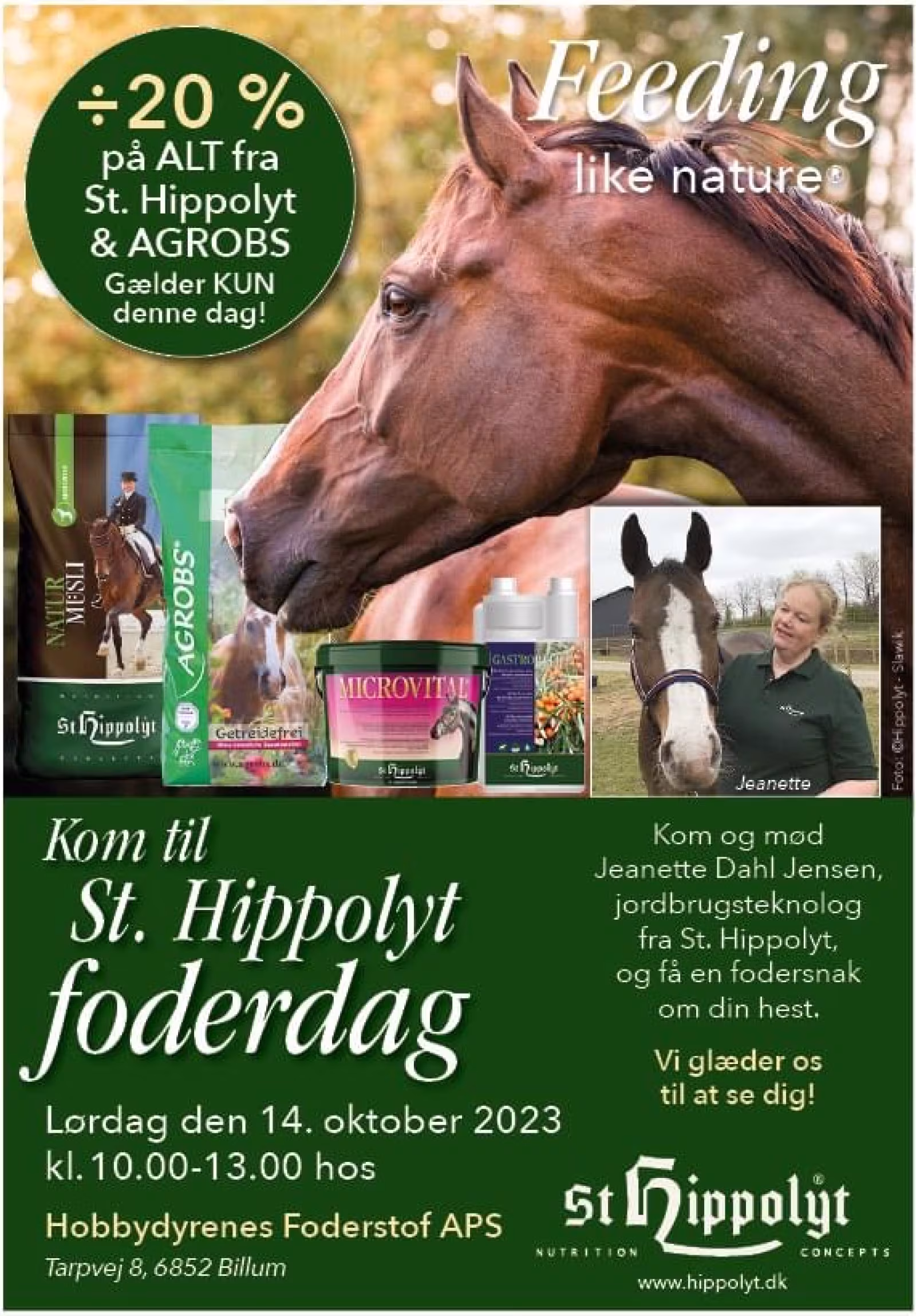 Foderkonsulent besøger Hobbydyrenes Foderstof i Billum